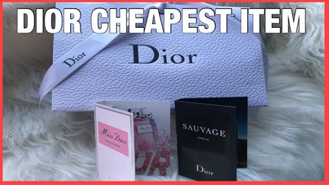 what is the cheapest thing you can buy from dior|cheapest dior product.